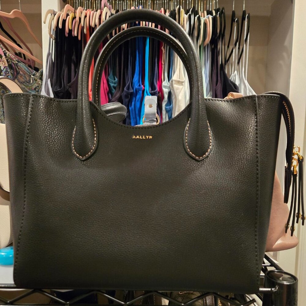 Aallyn Black Lilly Satchel